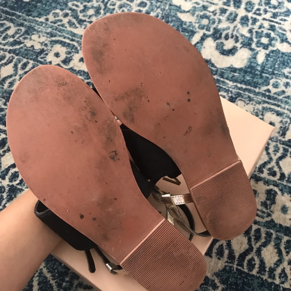 Leather Flat Sandals - image 7